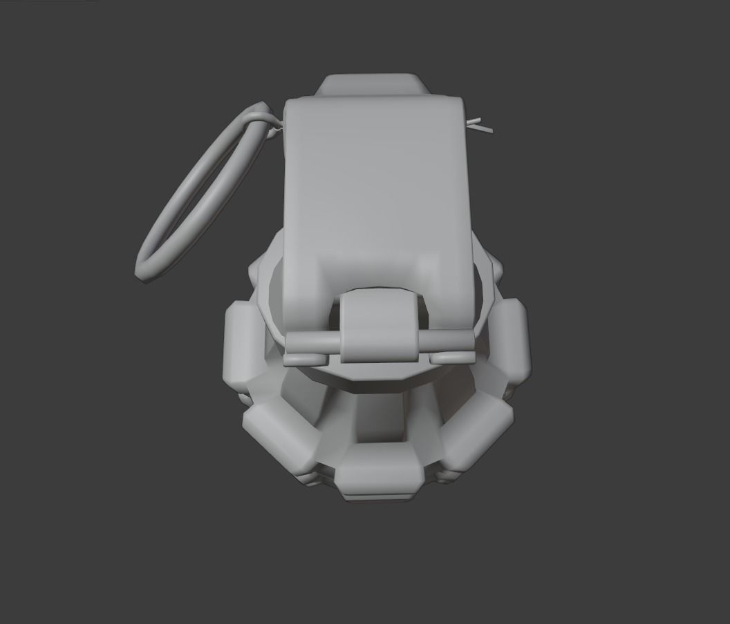 pineapple grenade 3D model_14