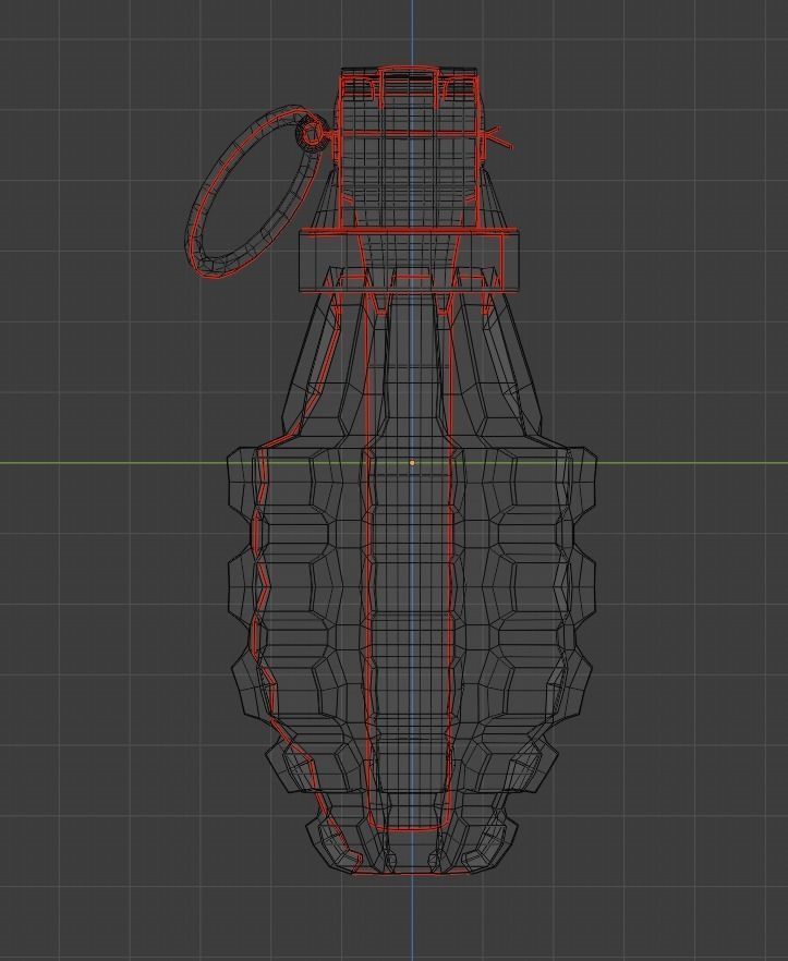 pineapple grenade 3D model_19