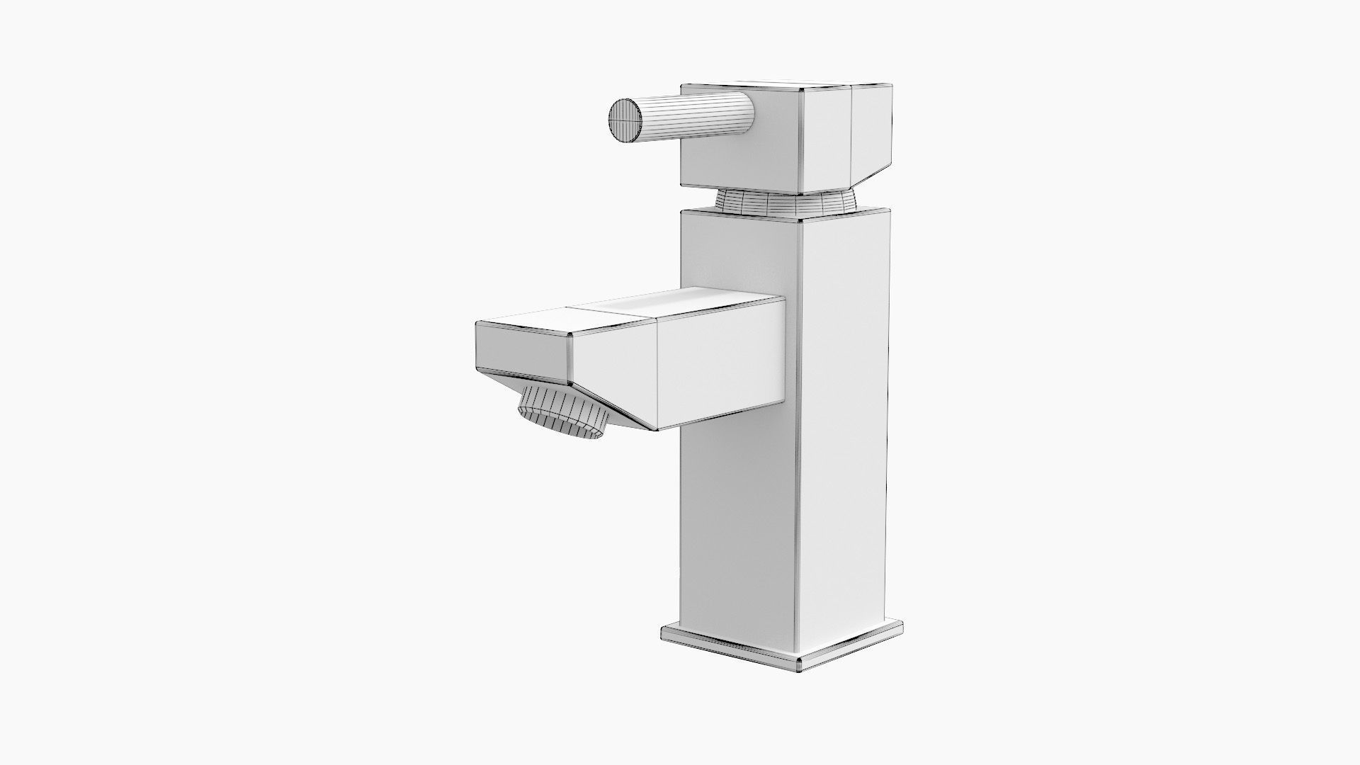 Fixtures - Kitchen Bathroom Faucet Pack A Low-poly 3D model_21