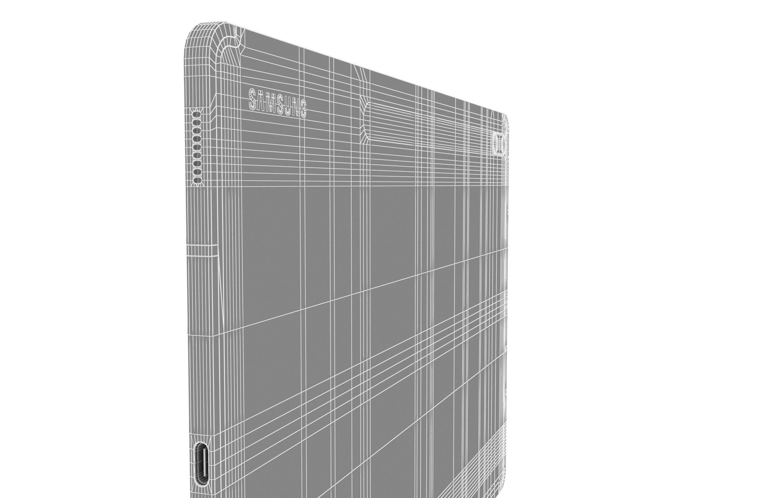 Samsung Galaxy Tab S7 Plus Mystic White 3D model_22