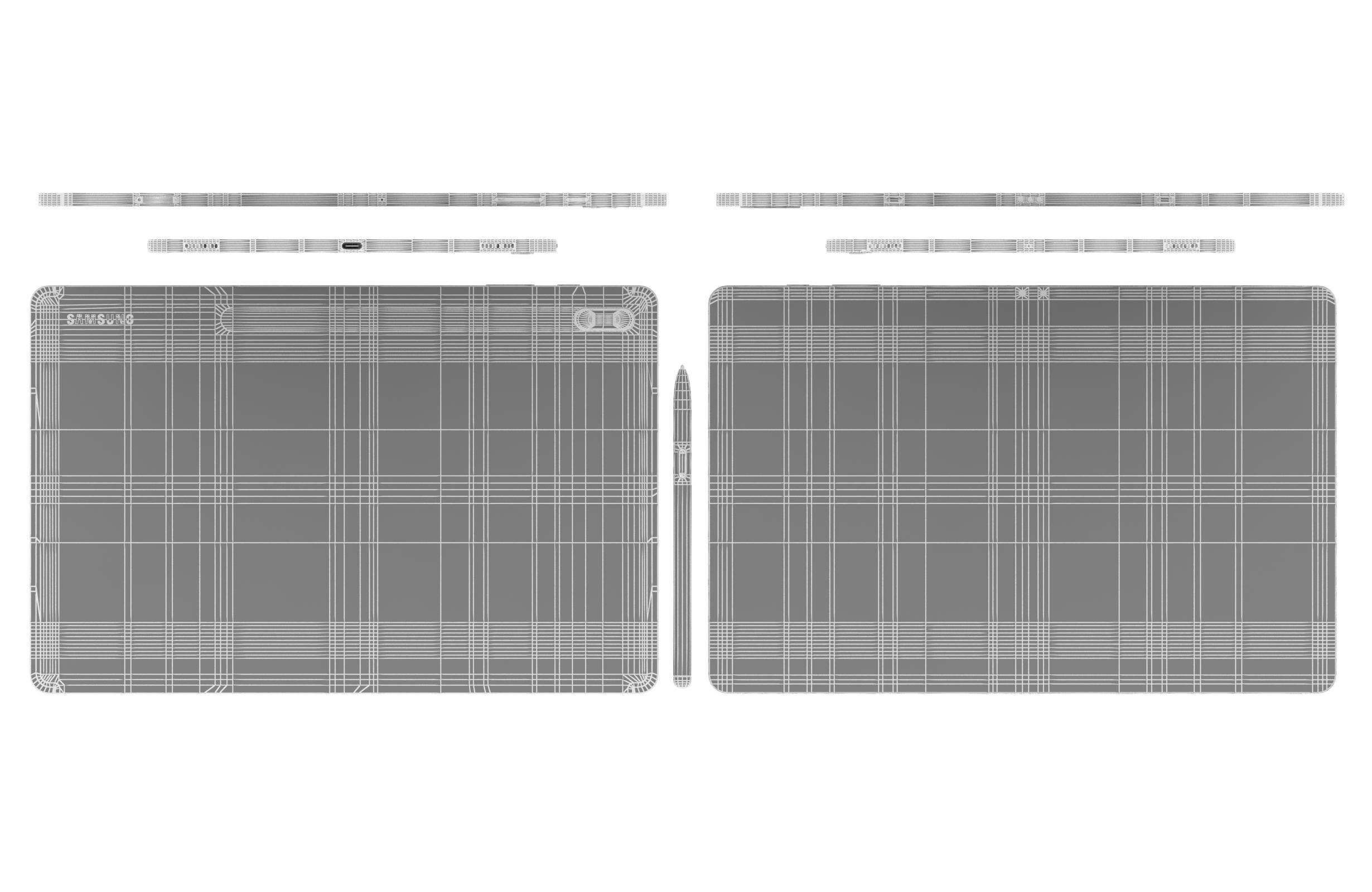 Samsung Galaxy Tab S7 Plus Mystic Bronze 3D model_17