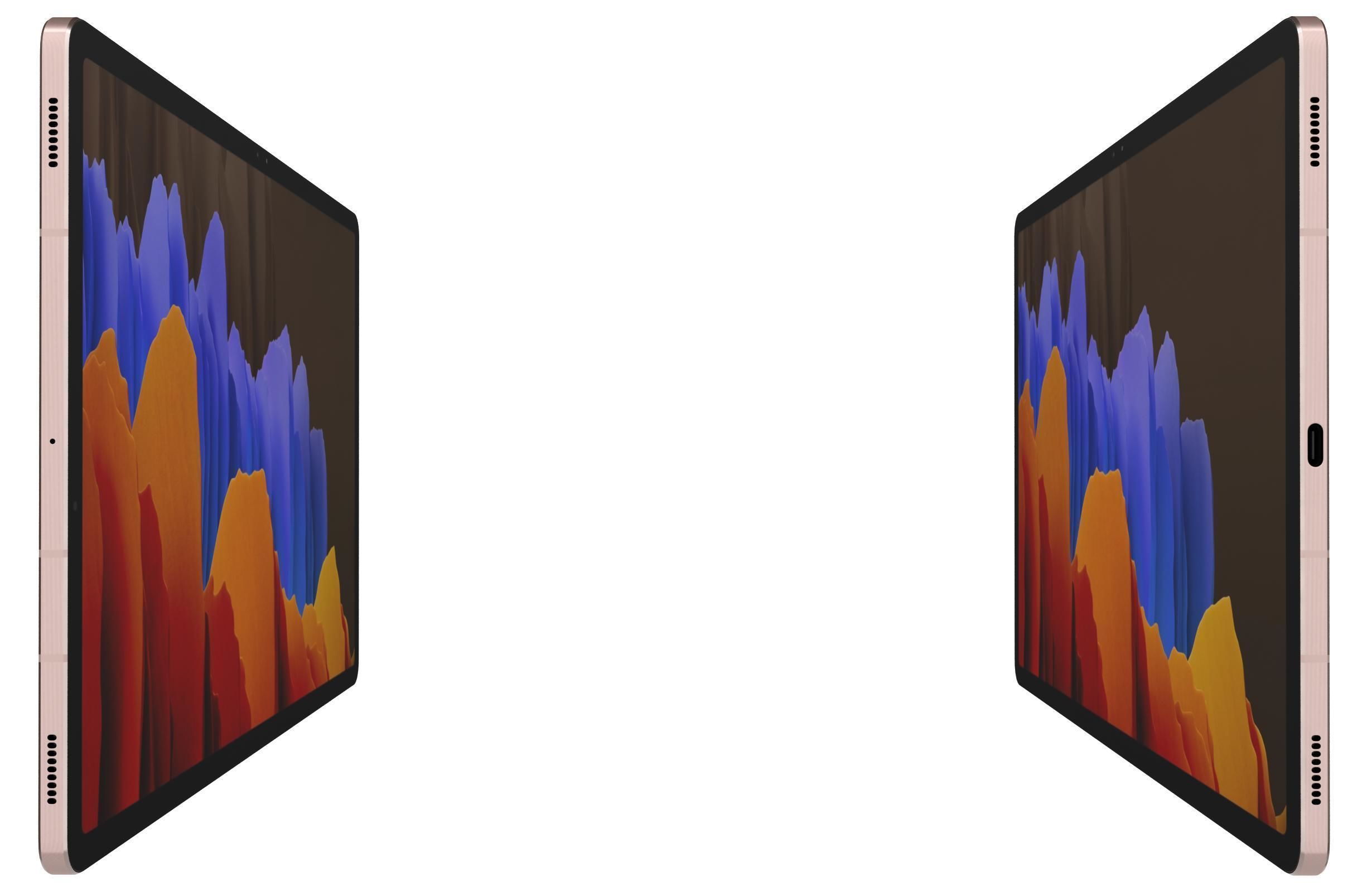 Samsung Galaxy Tab S7 Plus Mystic Bronze 3D model_9