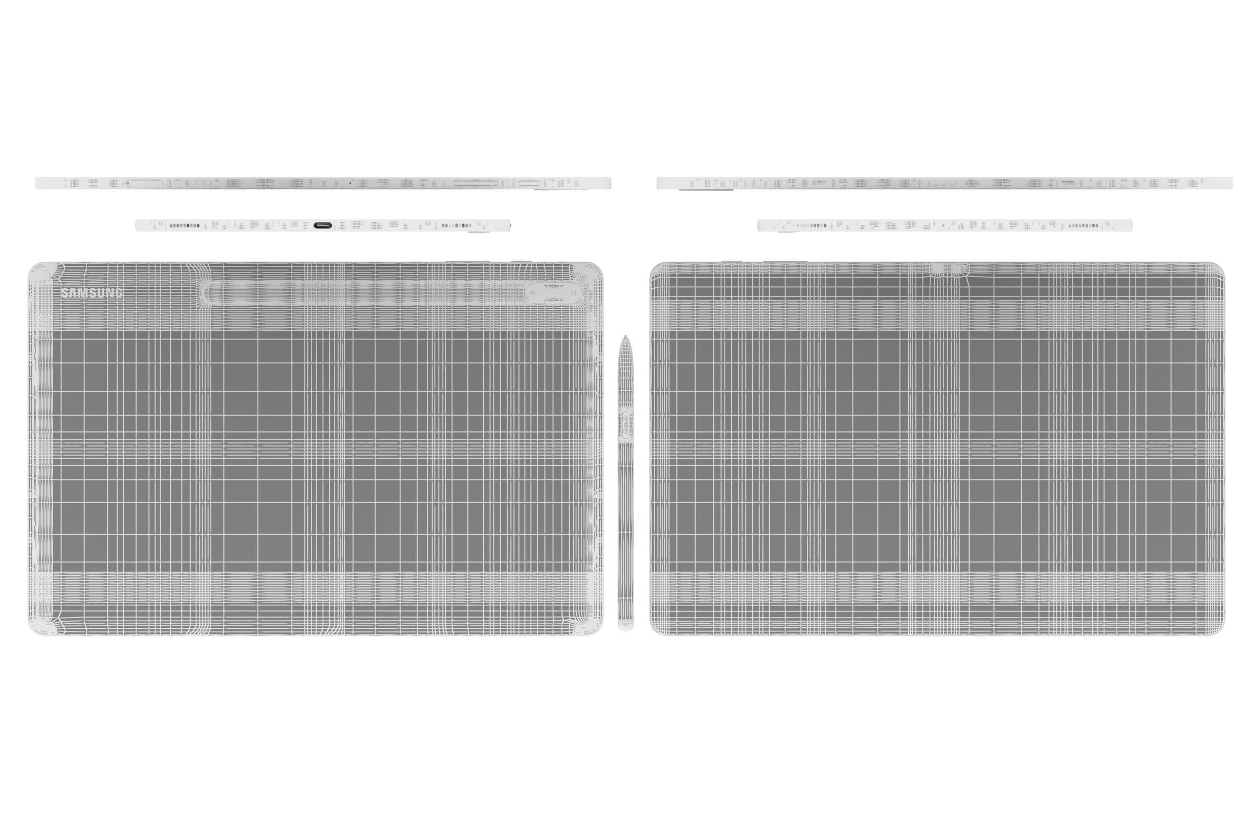 Samsung Galaxy Tab S7 Plus All Colors 3D model_20