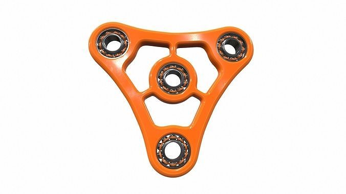 Fidget spinner 6 3D model