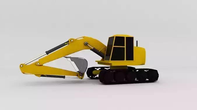 this is 3d jcb model file type OBJ