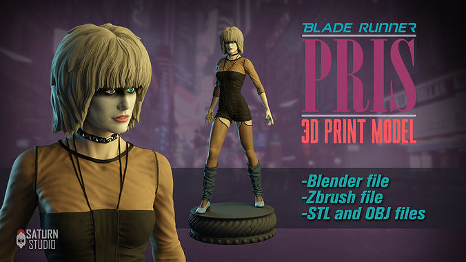 PRIS BLADE RUNNER 3D PRINT MODEL 3D print model