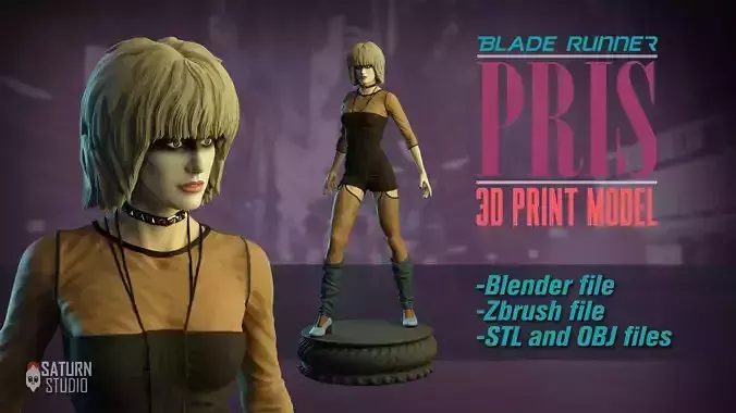 PRIS BLADE RUNNER 3D PRINT MODEL 3D print model
