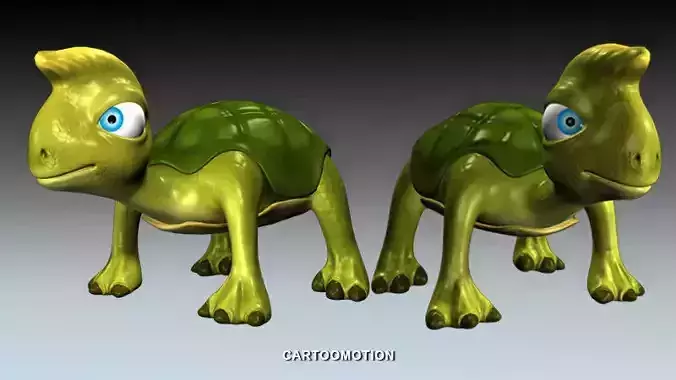 FOO The Turtle Low-poly 3D model