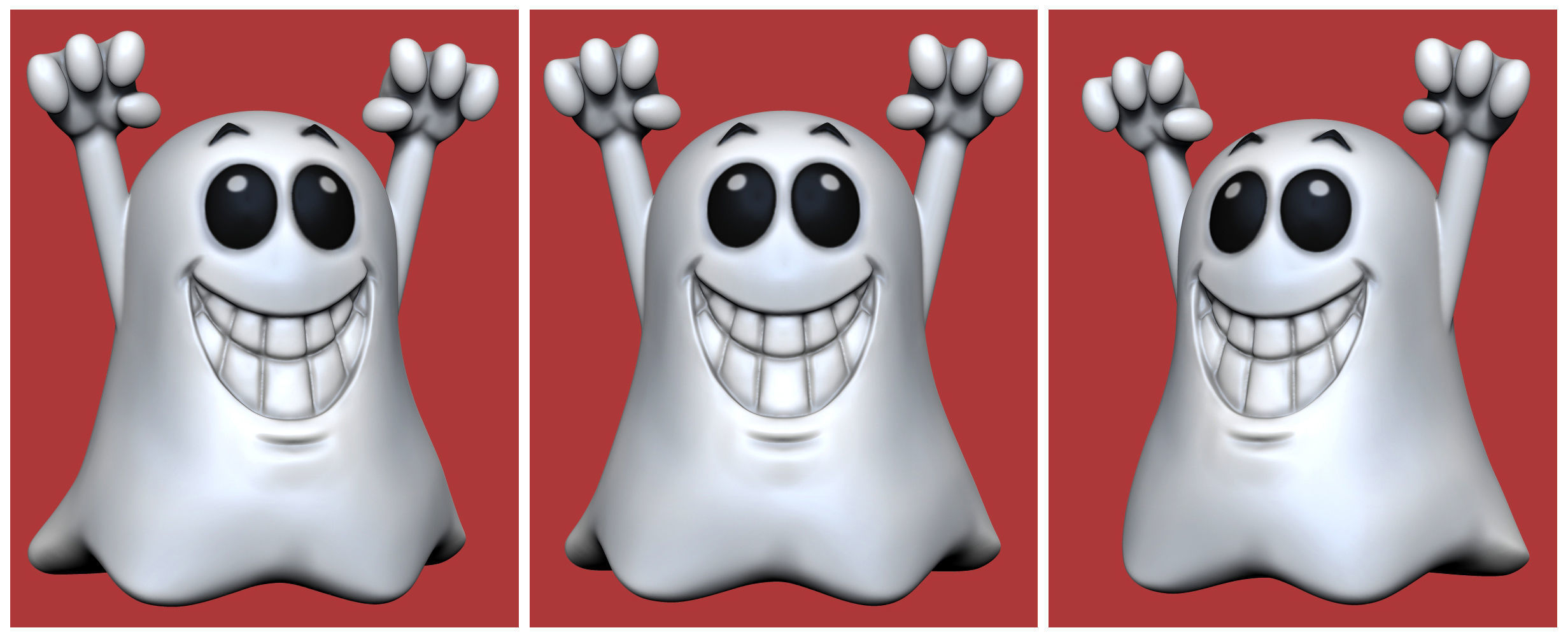 Halloween Ghost Free 3D print model_11
