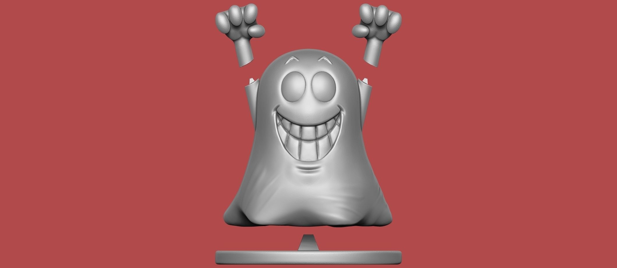 Halloween Ghost Free 3D print model_1