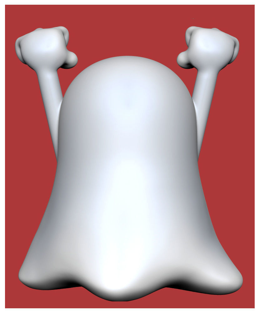 Halloween Ghost Free 3D print model_6