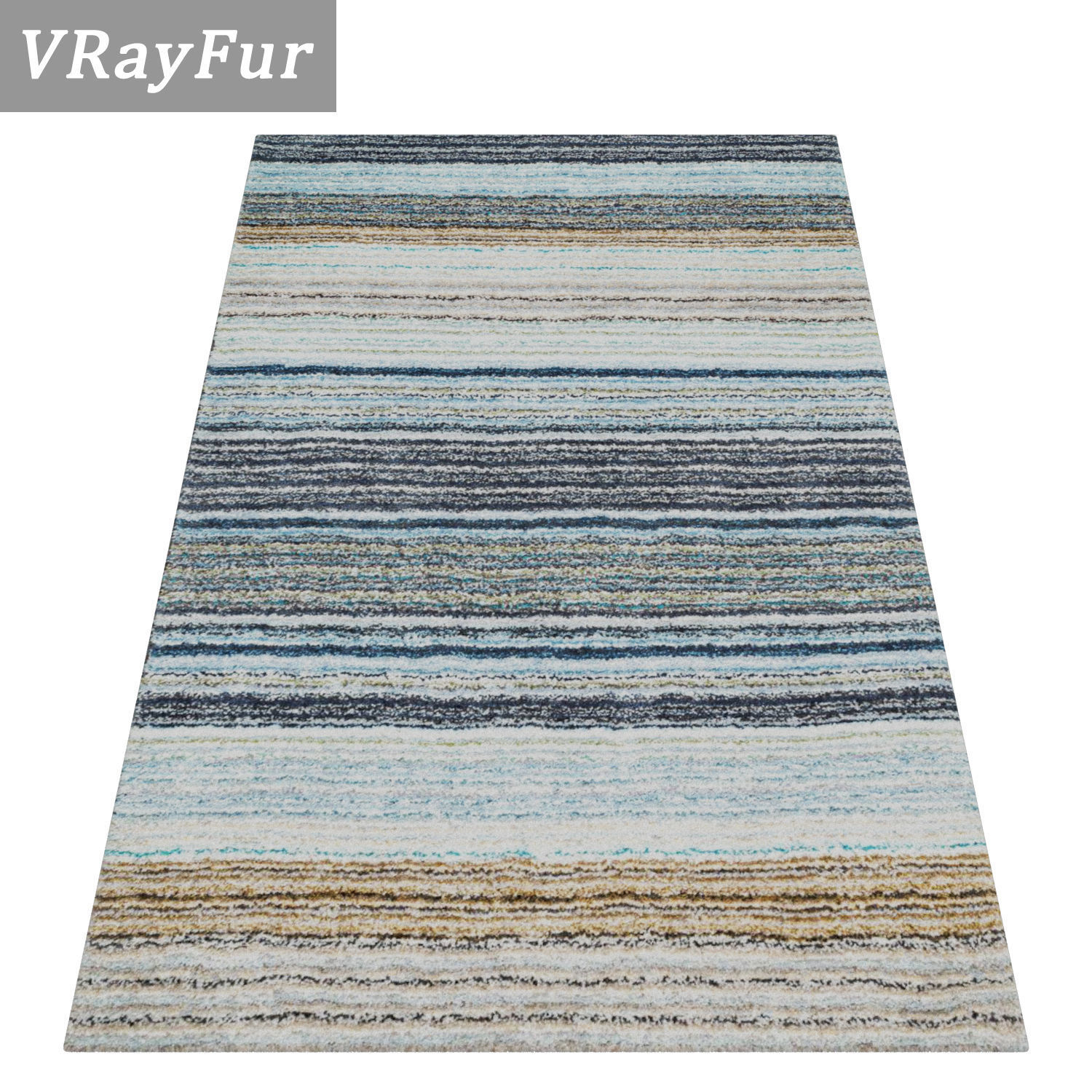 Rug Set 1343 3D model_2