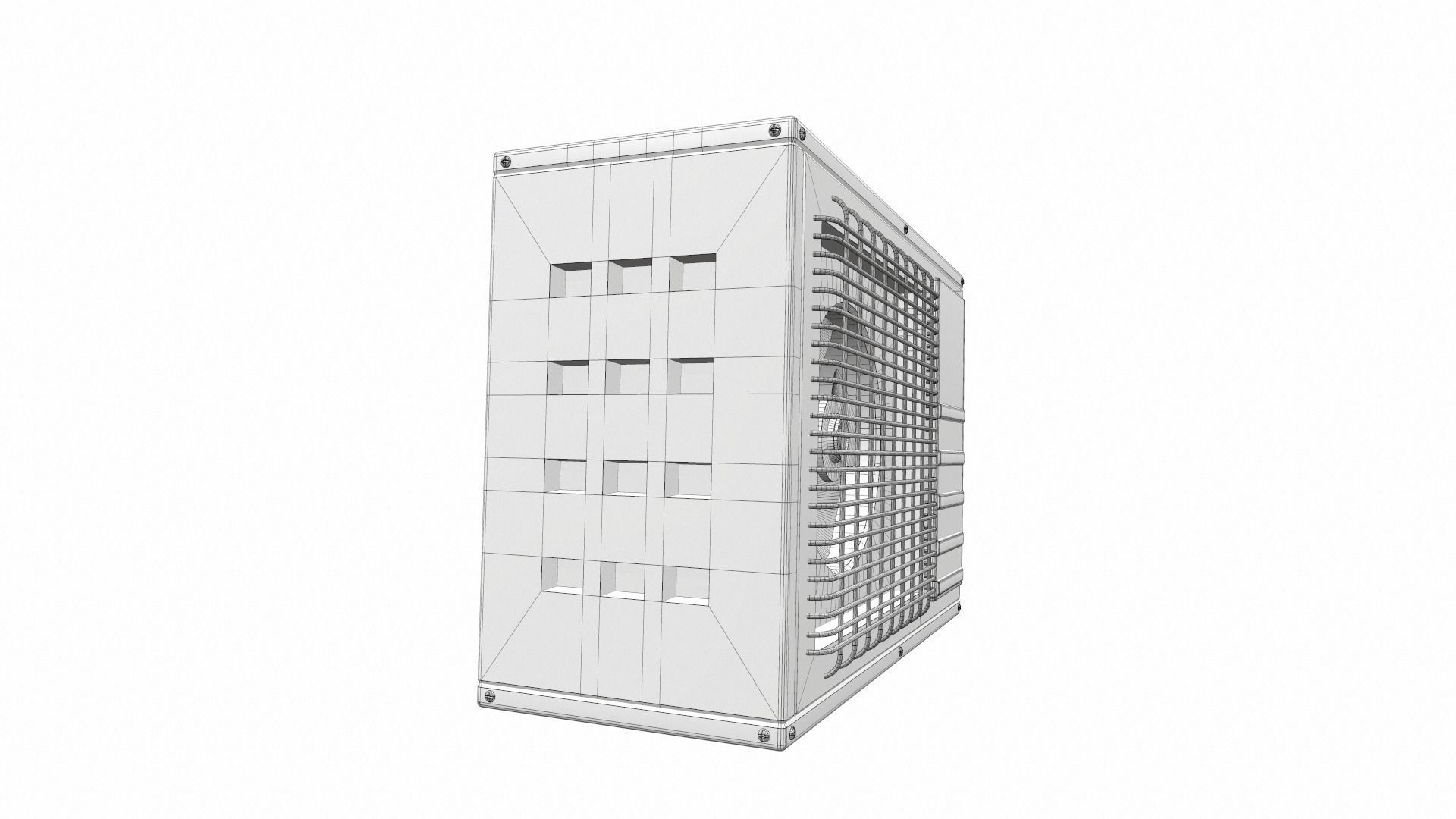 Air conditioner outdoor 6b 3D model_9