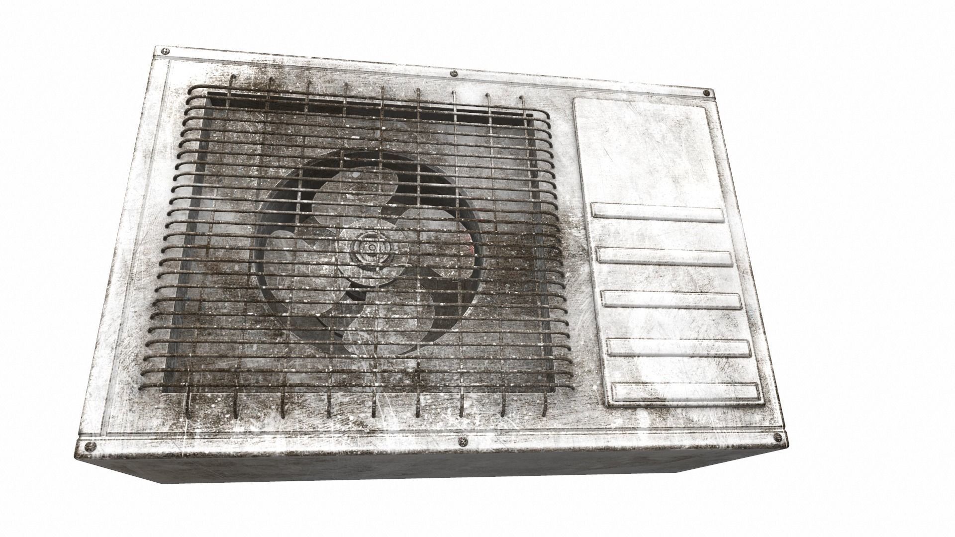 Air conditioner outdoor 6b 3D model_2