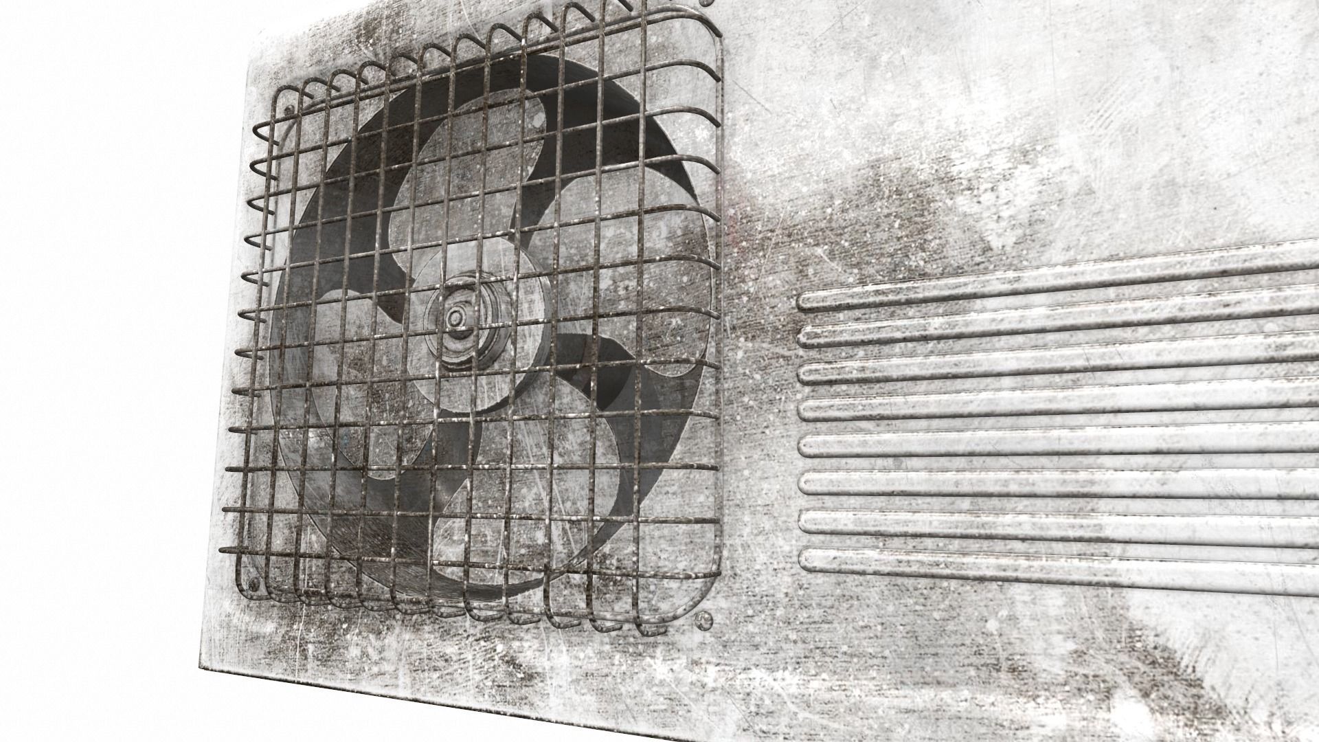 Air conditioner outdoor 7b 3D model_5