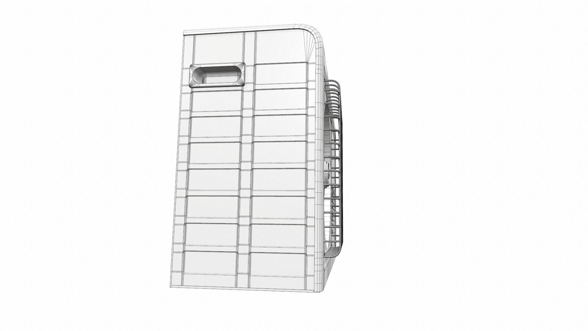 Air conditioner outdoor 7b 3D model_8