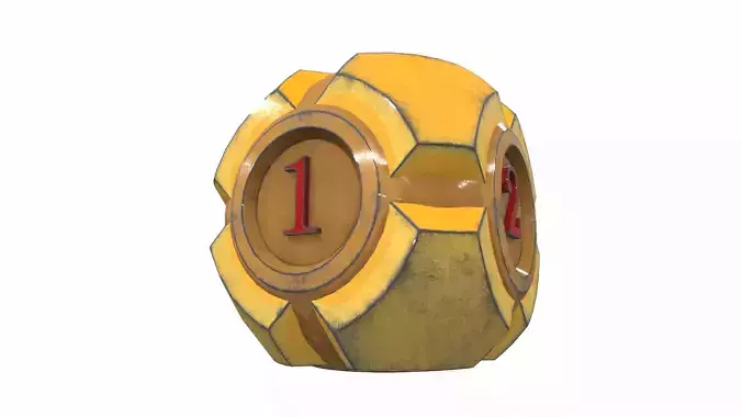 Dice play 4 3D model