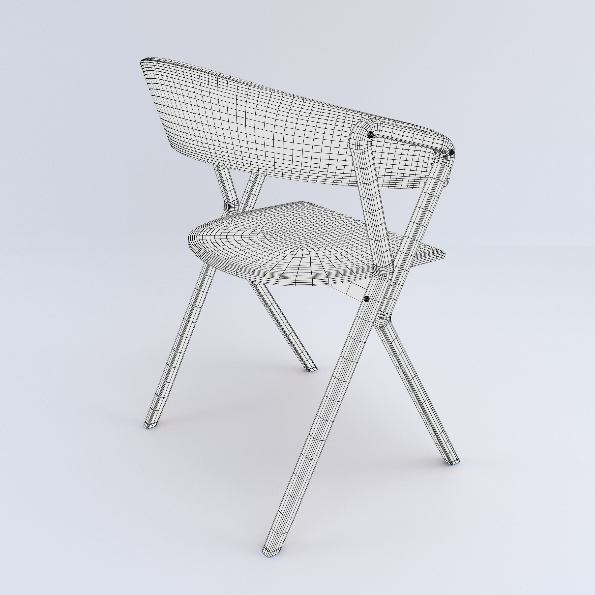 Loop chair Free 3D model_2