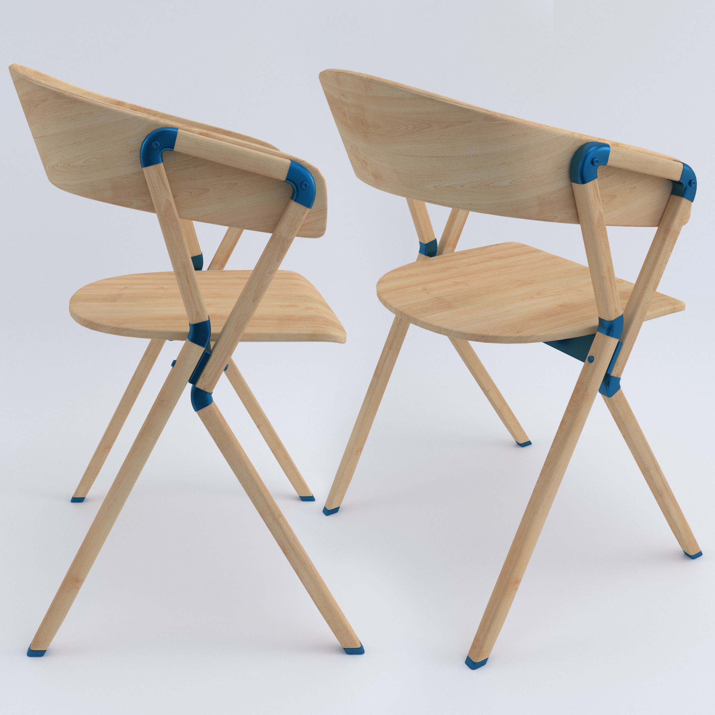 Loop chair Free 3D model_1