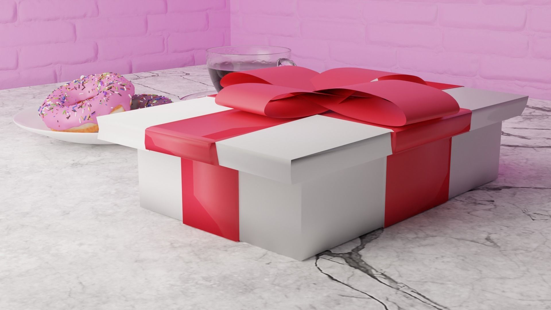 Donut Time Free 3D model_1