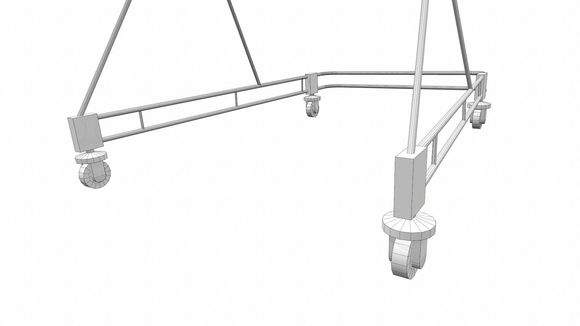 Shopping cart 3D model_8