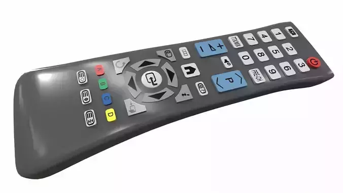 TV remote control s-3 3D model