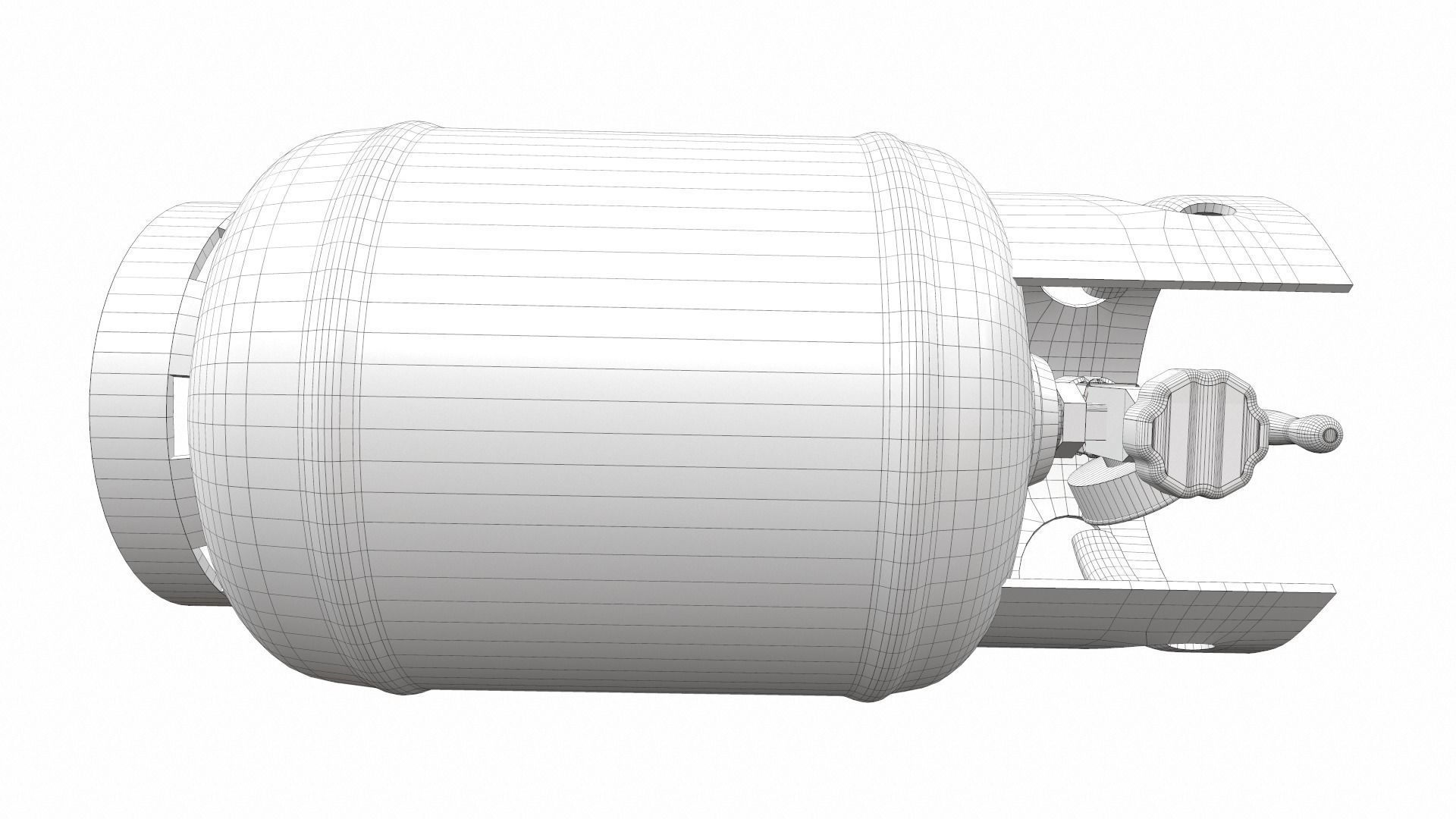 Gas cylinder tank L8 3D model_12