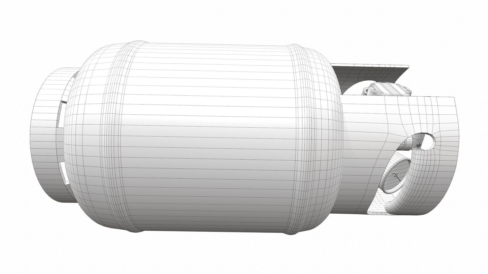Gas cylinder tank L8 3D model_11