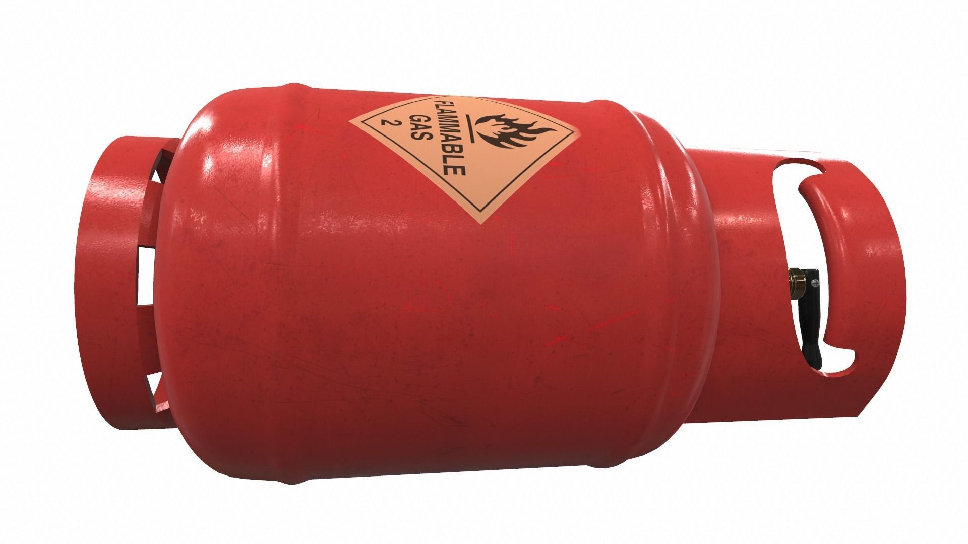 Gas cylinder tank L8 3D model_6