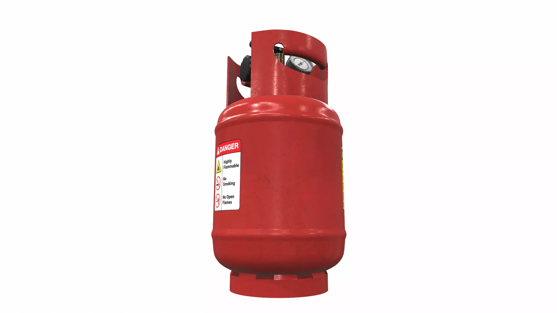 Gas cylinder tank L8 3D model_0
