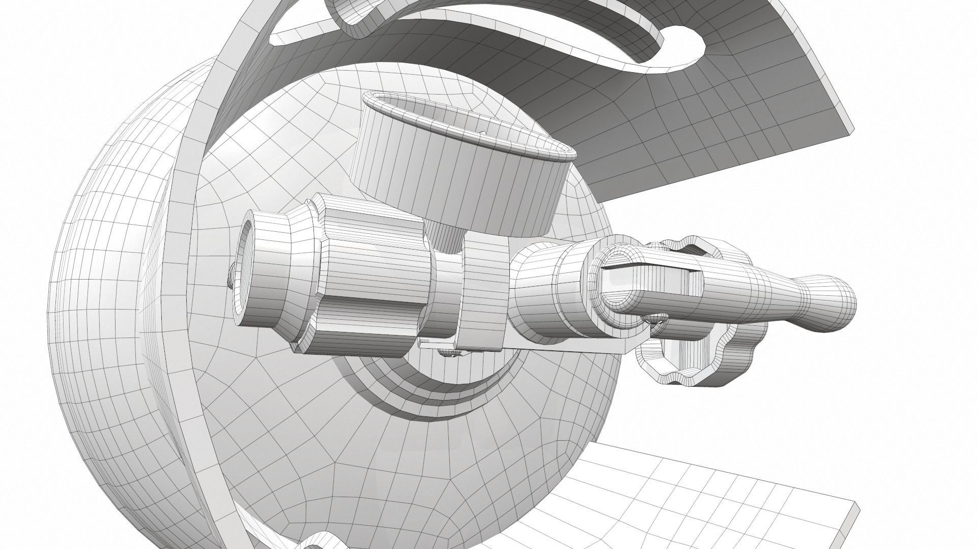 Gas cylinder tank L8 3D model_16