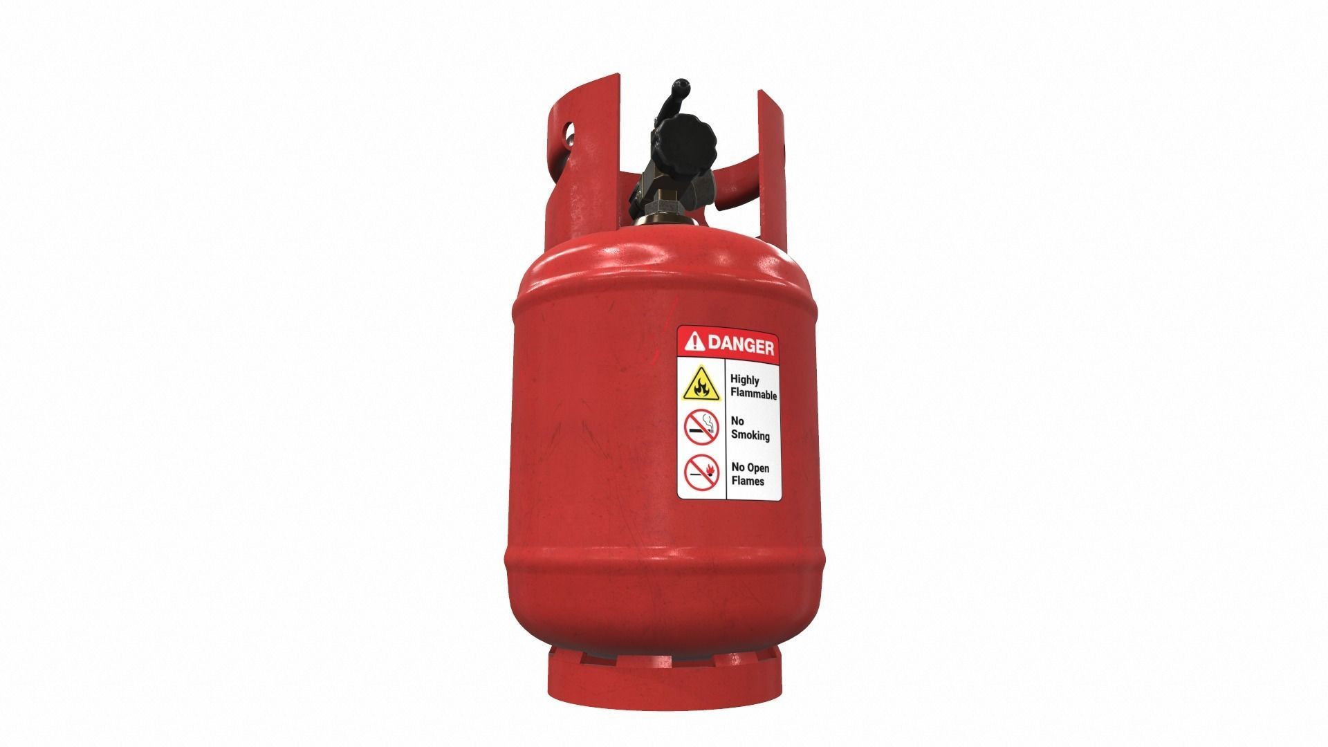 Gas cylinder tank L8 3D model_1