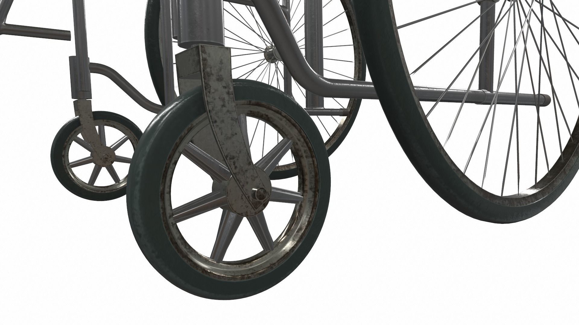 Wheelchair 2 3D model_7