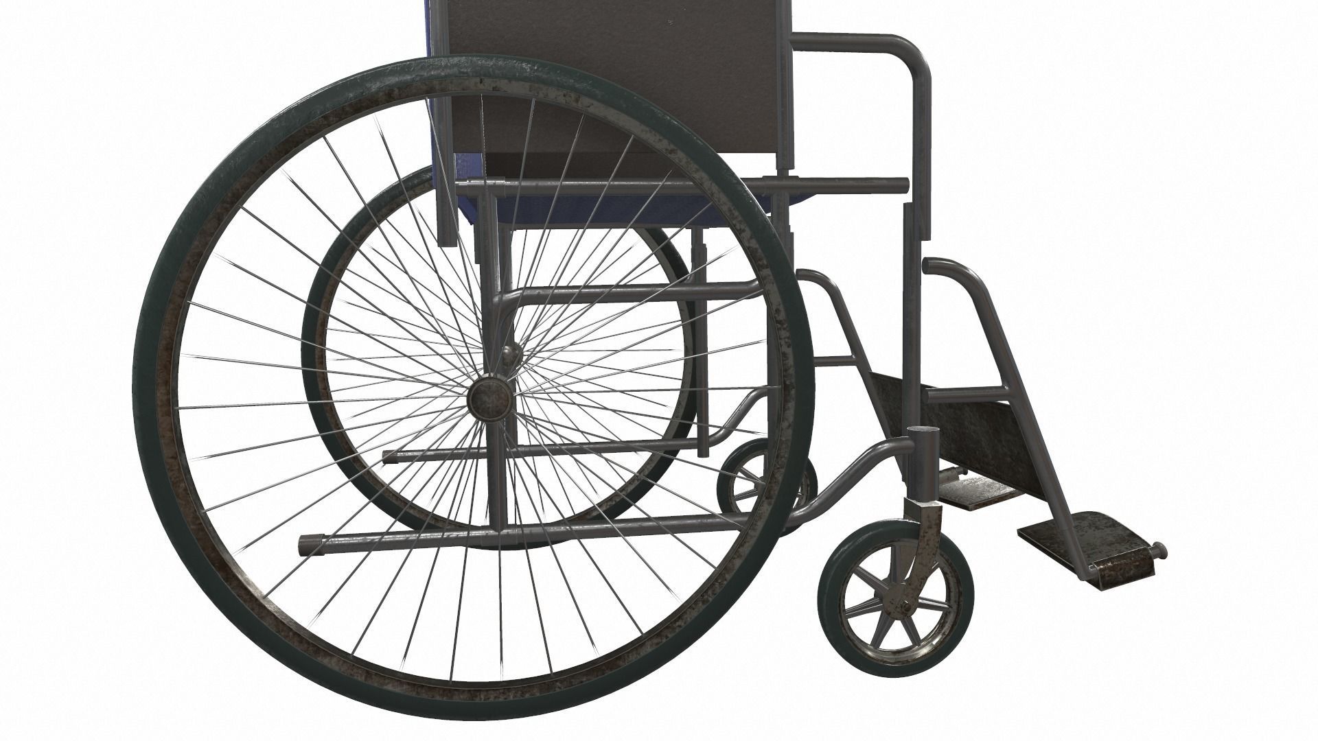 Wheelchair 2 3D model_3
