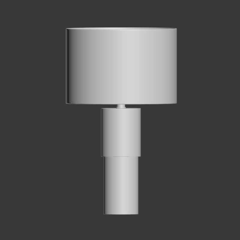 John Lewis Akani Table Lamp 3D model_3