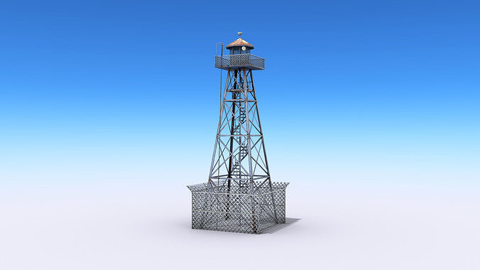 Guard Tower Low-poly 3D model