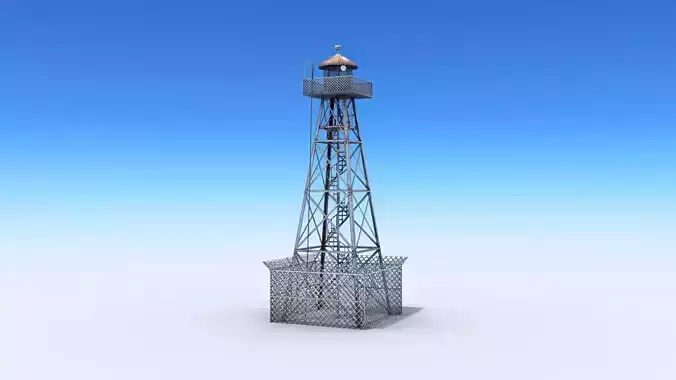 Guard Tower Low-poly 3D model