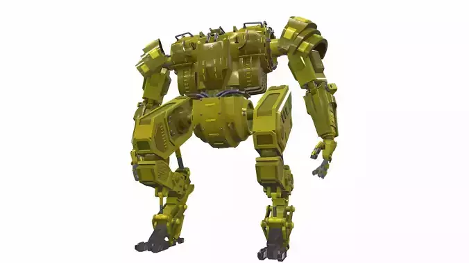 Battle mech robot piston 3Y