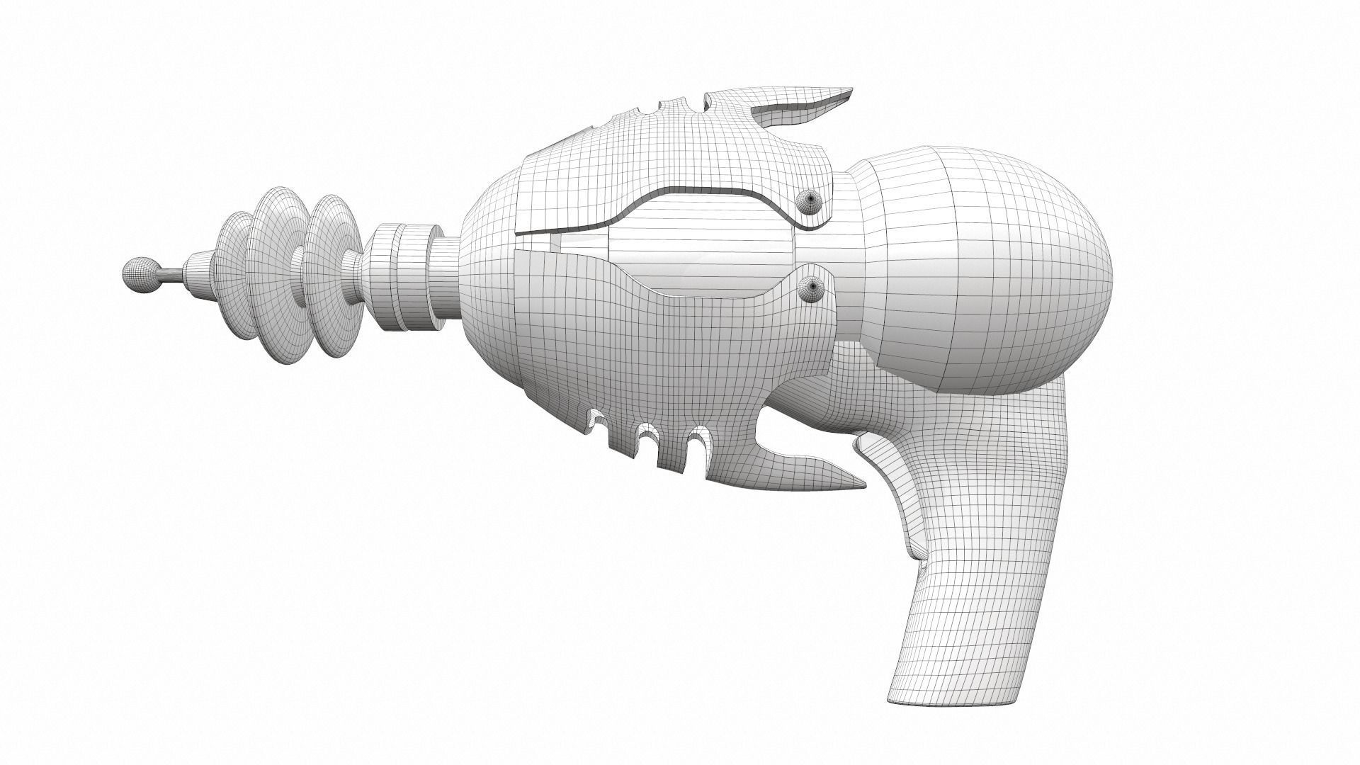 Toy laser ray gun 06 3D model_6