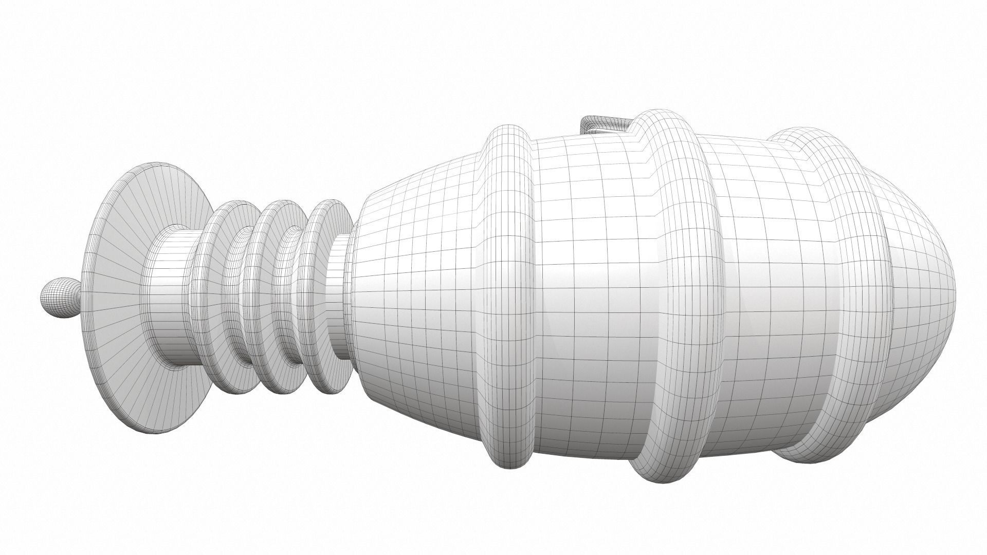Toy laser ray gun 05 3D model_9
