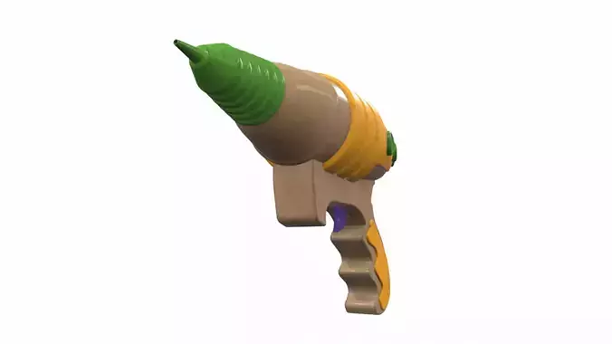 Toy laser ray gun 09 3D model