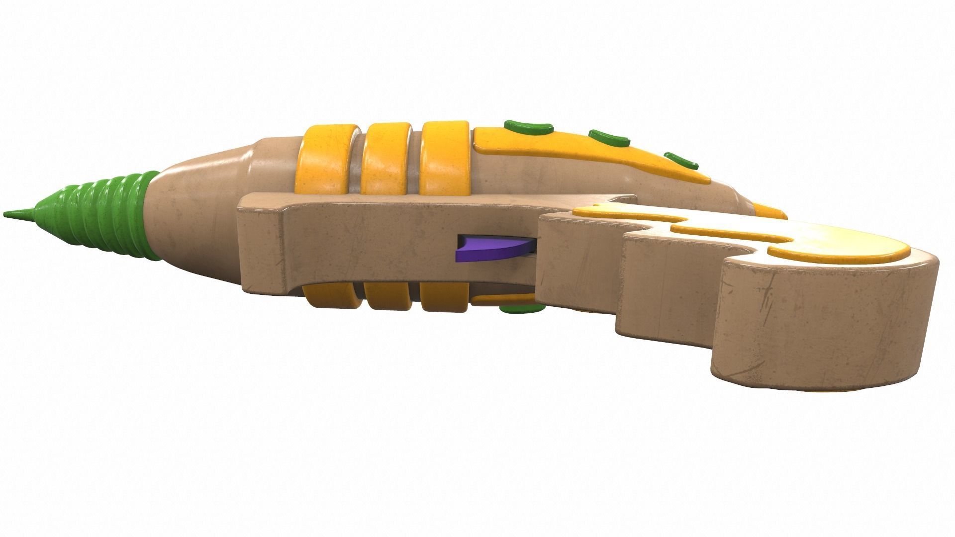 Toy laser ray gun 09 3D model_5