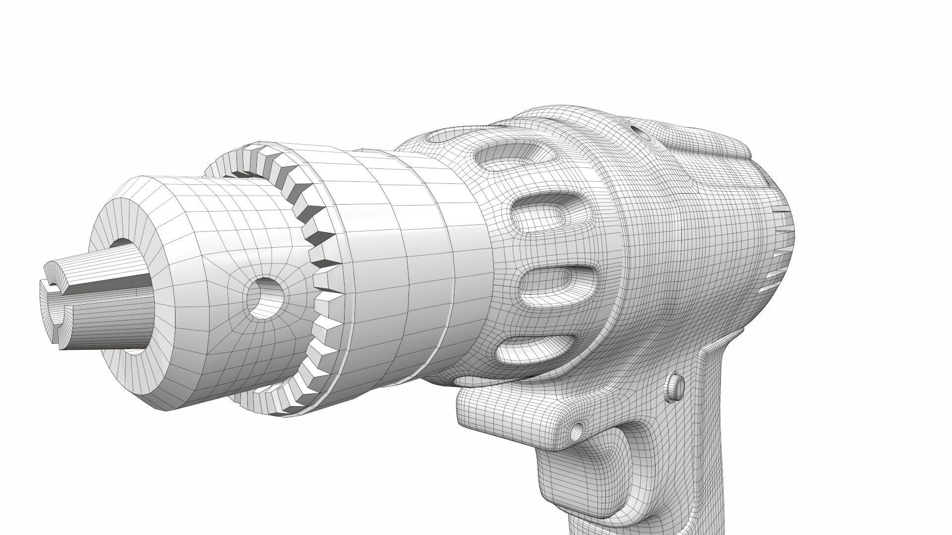 Cordless drill colect 3D model_24