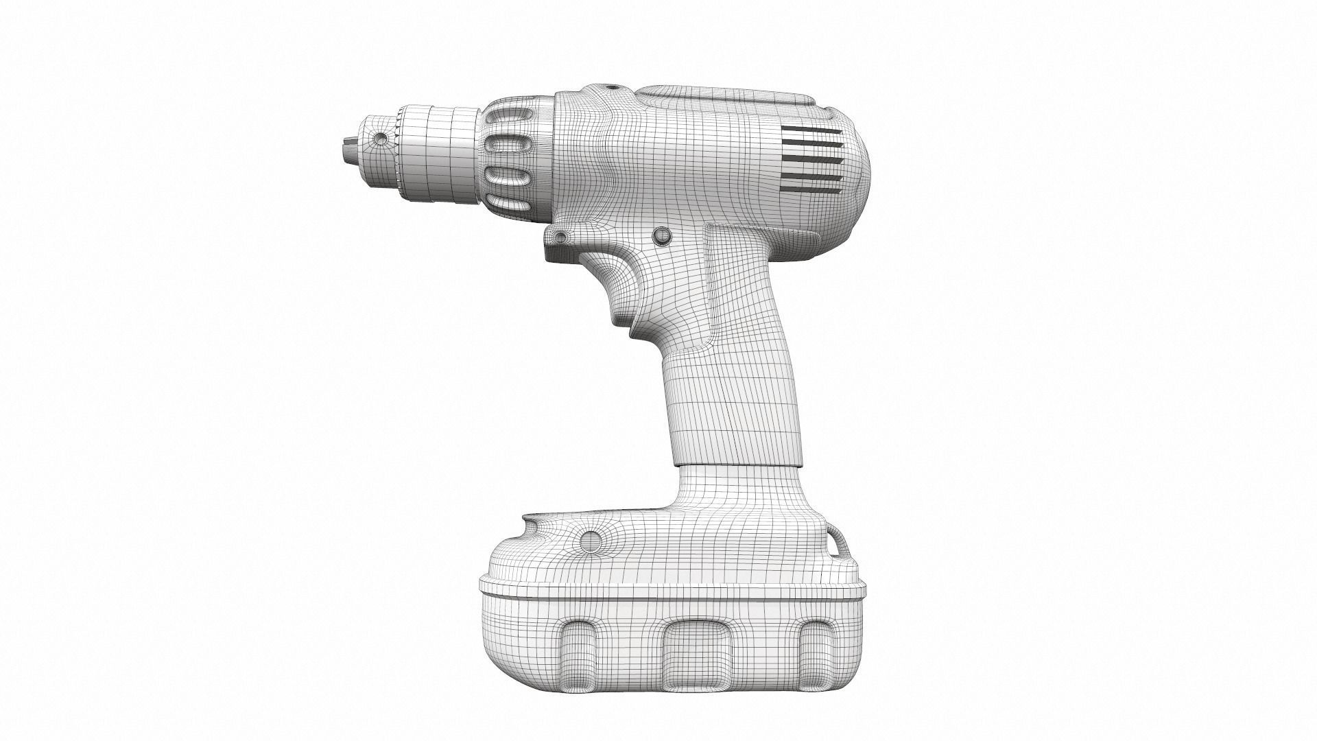 Cordless drill colect 3D model_14
