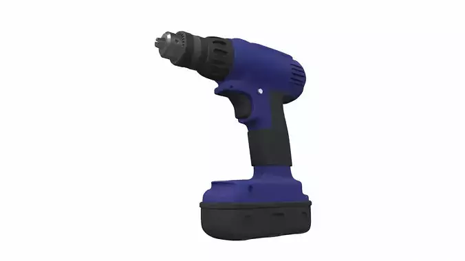 Cordless drill colect 3D model