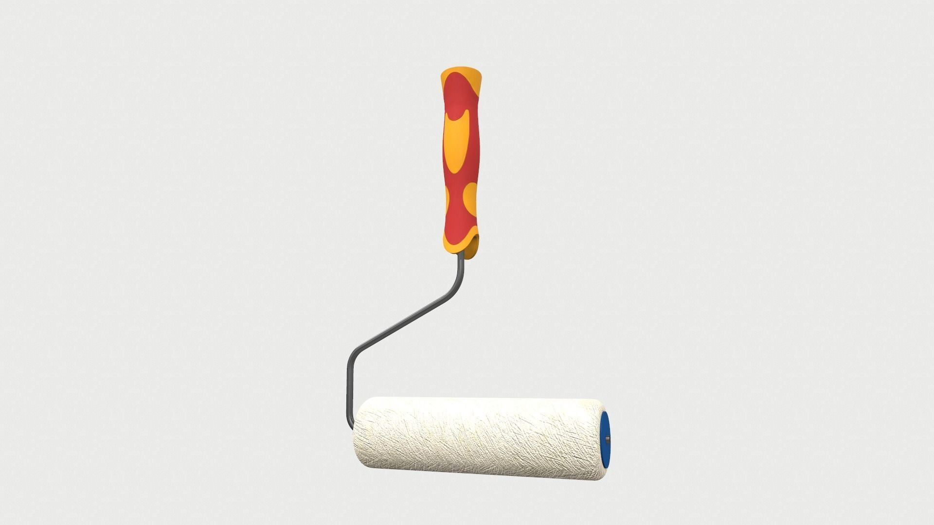 Paint roller colect 3D model_1