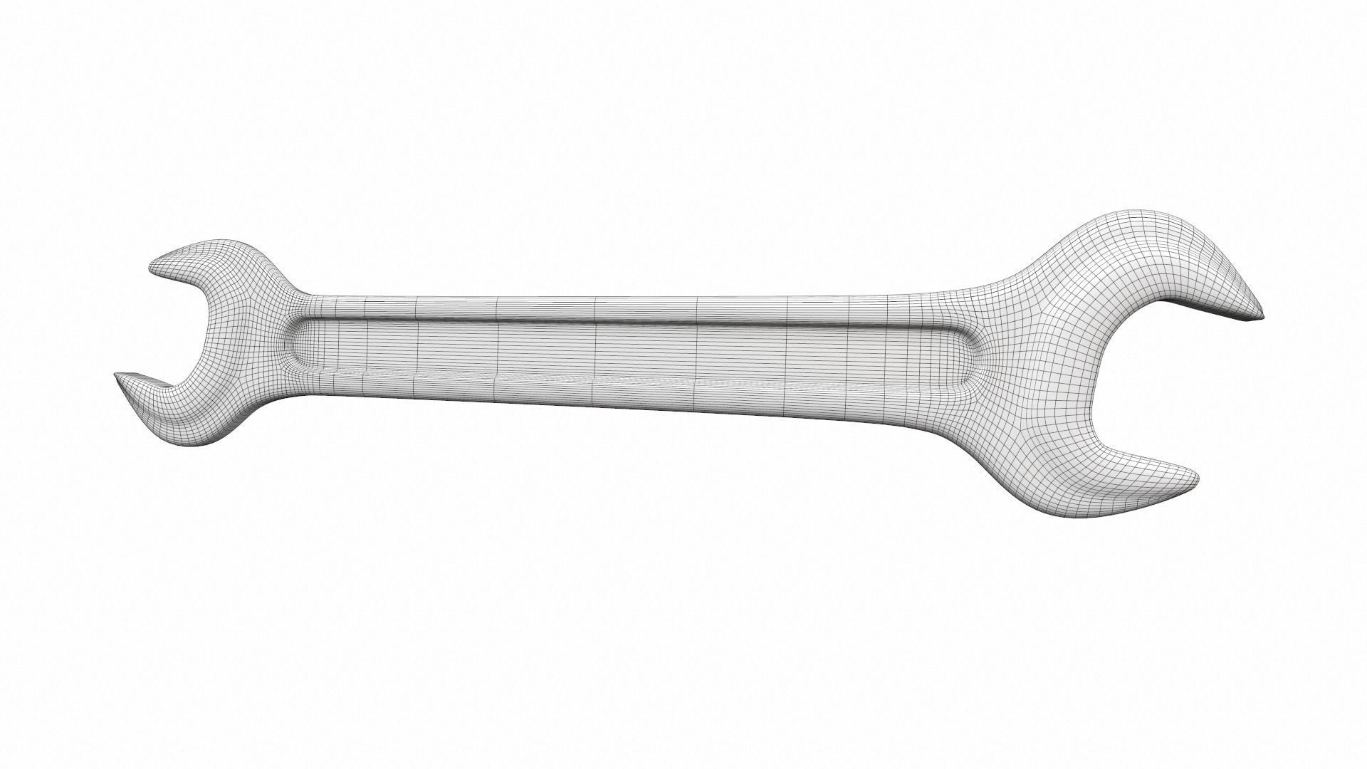 Classic spanner colect 3D model_6