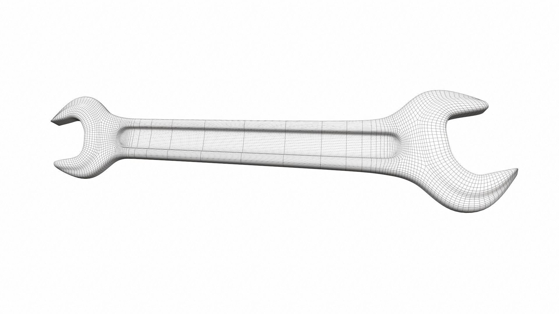 Classic spanner colect 3D model_8