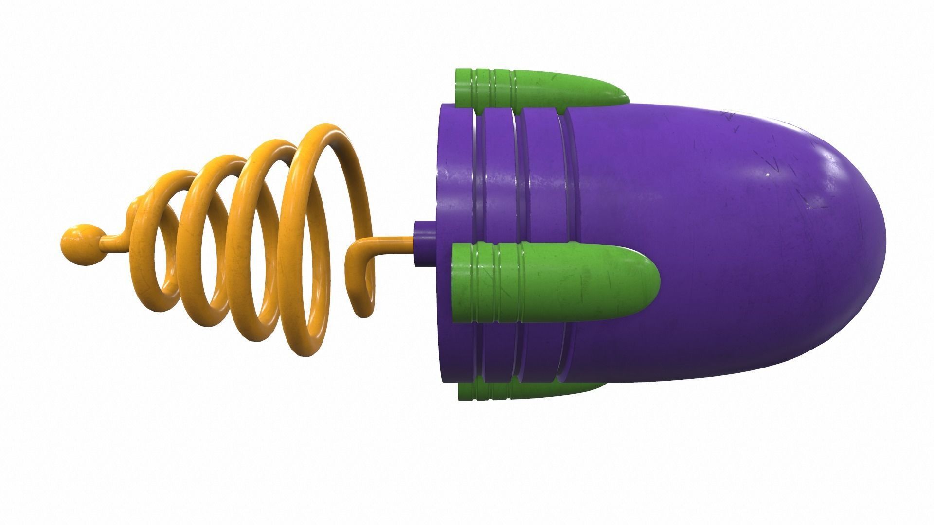 Toy laser ray gun 02 3D model_4