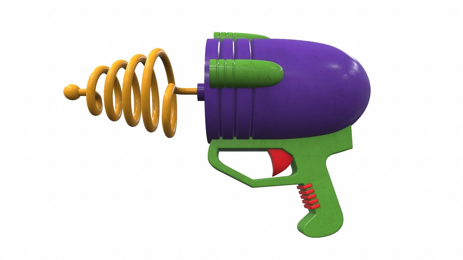 Toy laser ray gun 02 3D model_1
